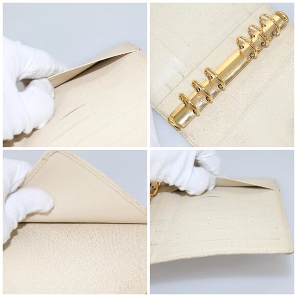 LOUIS VUITTON Damier Azur Agenda MM Day Planner Cover R20707 LV Auth BD009 - Picture 16 of 16